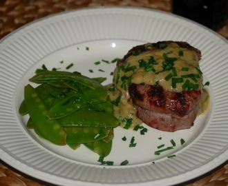 Steaks with Anchovy Cream Sauce