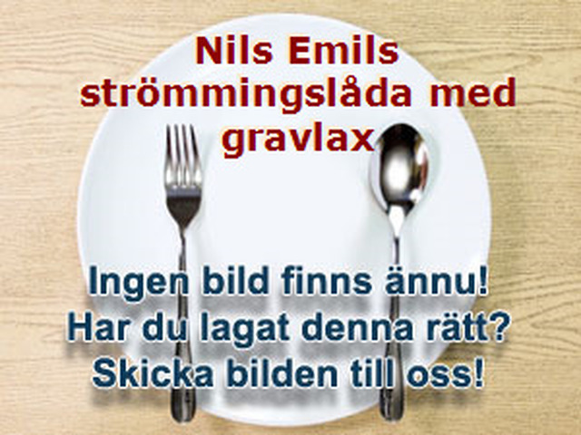 Nils Emils strömmingslåda med gravlax