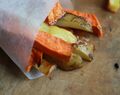 homemade french fries & sweet potato fries (oven)