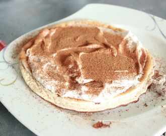 Cinnabon-protein pancakes!