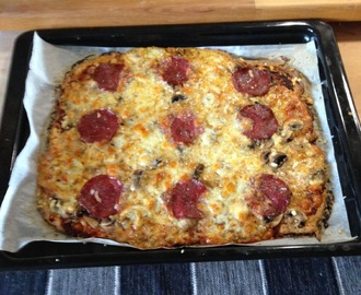 Glutenfri pizza deluxe