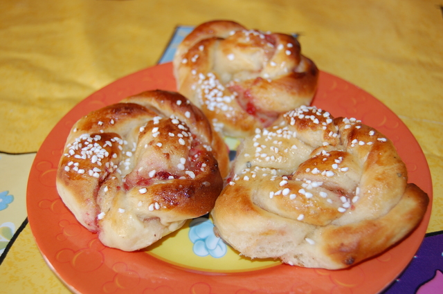 Hallonbullar