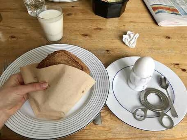 Pågen energi toast med kokt ägg