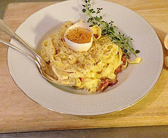 Supersmaskig och snabb Pasta Carbonara!