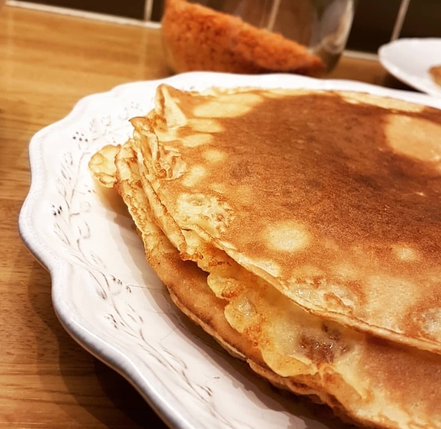 Pannkakor med röda linser