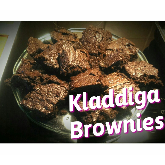 Recept: Kladdiga Brownies