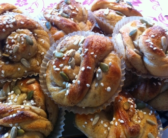 Kanelbullar av dinkelmjöl