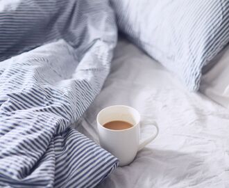 coffee in bed +