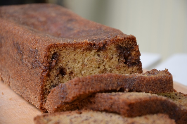 Banankaka med choklad