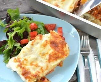 Lasagne med kyckling kycklinglasagne