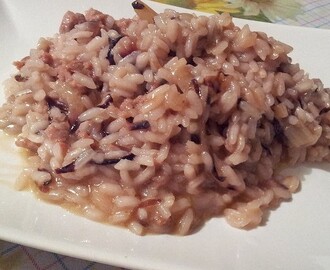 Risotto con salsiccia e radicchio