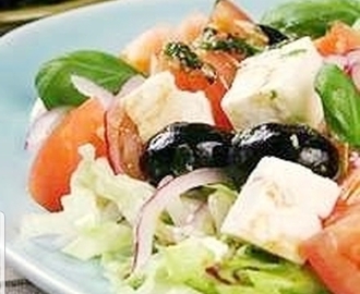 Laktosfri grekisk sallad