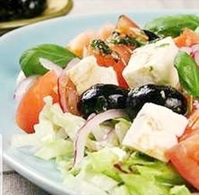 Laktosfri grekisk sallad