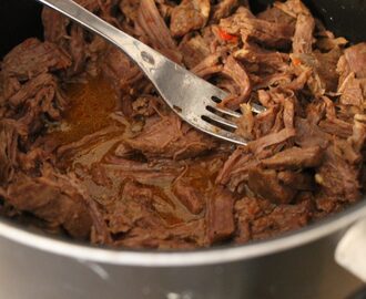 Shredded elk / pulled moose / riven älg