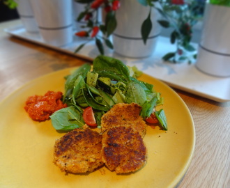 Barnens vegetariska sojafärsbiffar (gluten- och laktosfritt)