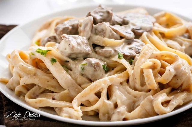 Creamy Beef and Mushroom Stroganoff