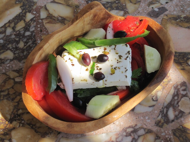 Grekisk sallad till picknick