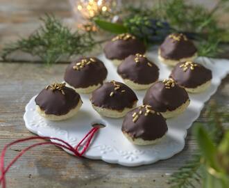 Biskvier med chokladtryffel