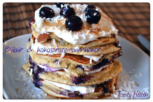 Pannkakssöndag: "Blåbär & kokosproteinpannkakor"