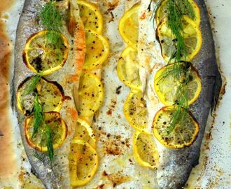 Whole Baked Trout with Herb Salsa - The View from Great Island | Whole fish recipes, Baked whole fish, Baked trout