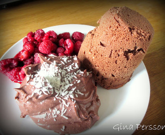 Mug cake - kokos och choklad