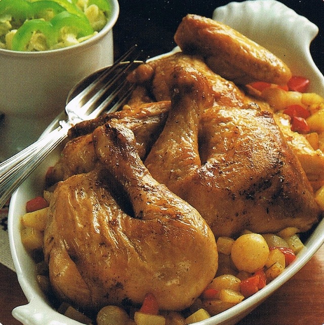 Dagens recept: Kyckling med lök och paprika
