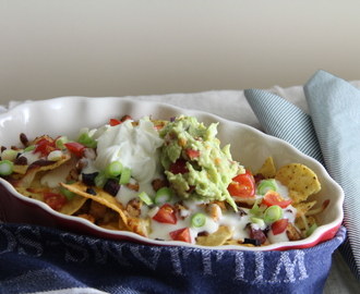 Recept: nachos med kyckling och chorizo