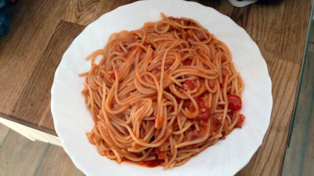 Spagetti American Diner style