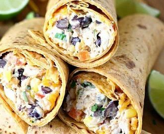 Southwest Cream Cheese Chicken Wraps | Geflügel - Rezepte