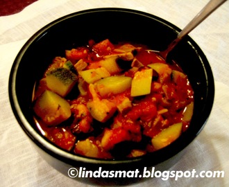 Gästinlägg #2 - Helenas Ratatouille med vegetariska grytbitar