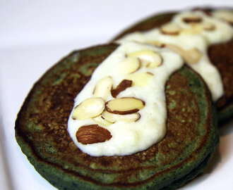 Banana Spinach Pancakes