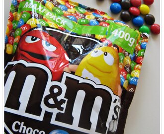 Jordnötskakor med M&M Choco