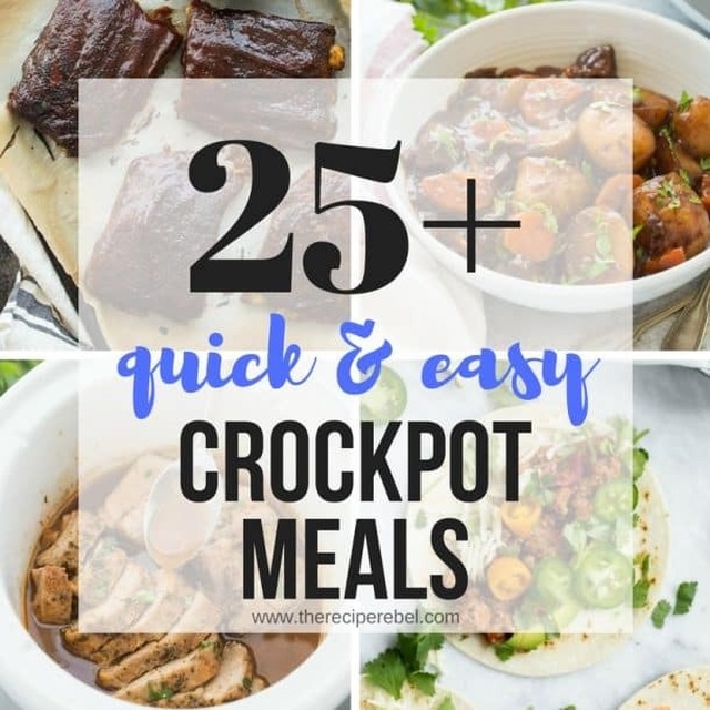 25+ Easy Crockpot Meals