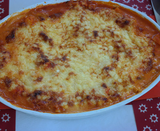 Lasagne med laks