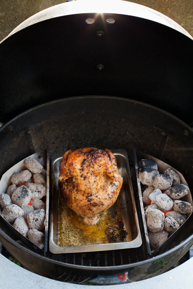 Beer can chicken