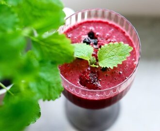 Supersmoothie med smak av hallon & passionsfrukt