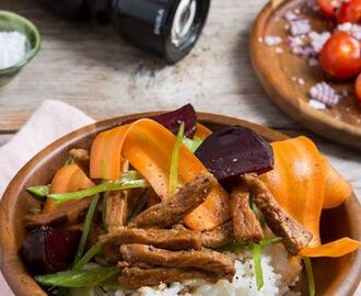 Fläskkotlett med soja och sweetchili