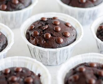 Hemligheten bakom riktigt saftiga chokladmuffins