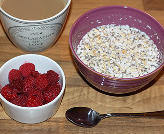 Overnight oats med chiafrön