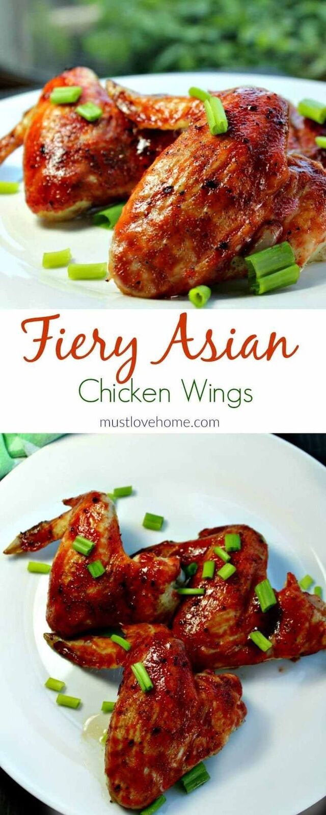 Fiery Asian Chicken Wings – Must Love Home | Recipe | Asian chicken wings, Chicken wing recipes, Chicken wings