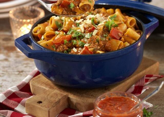 One pot pasta med tacosmak