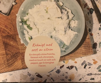 Röra m creme fraiche, feta o citron