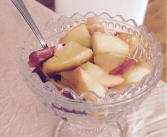 Vanilla chiapudding whit apples!