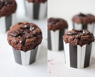 Saftiga chocolate chip muffins