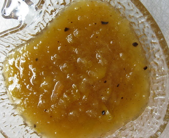 Päronmarmelad med vitt vin och doft av vanilj och lakrits