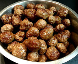 Lökiga Köttbullar i Brunsås - Recept