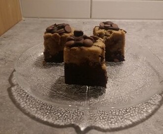 Chocolate chip dough brownies