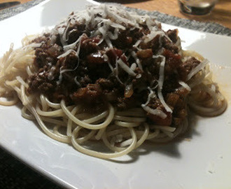 Köttfärssås & spagetti 11 propoints