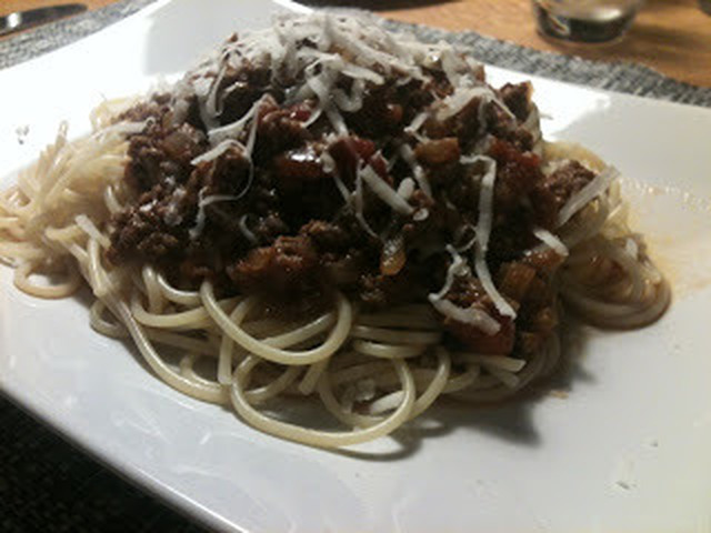 Köttfärssås & spagetti 11 propoints