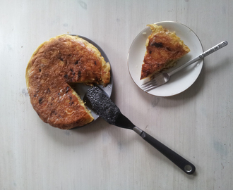 Spansk potatisomelett eller Tortilla de patatas española